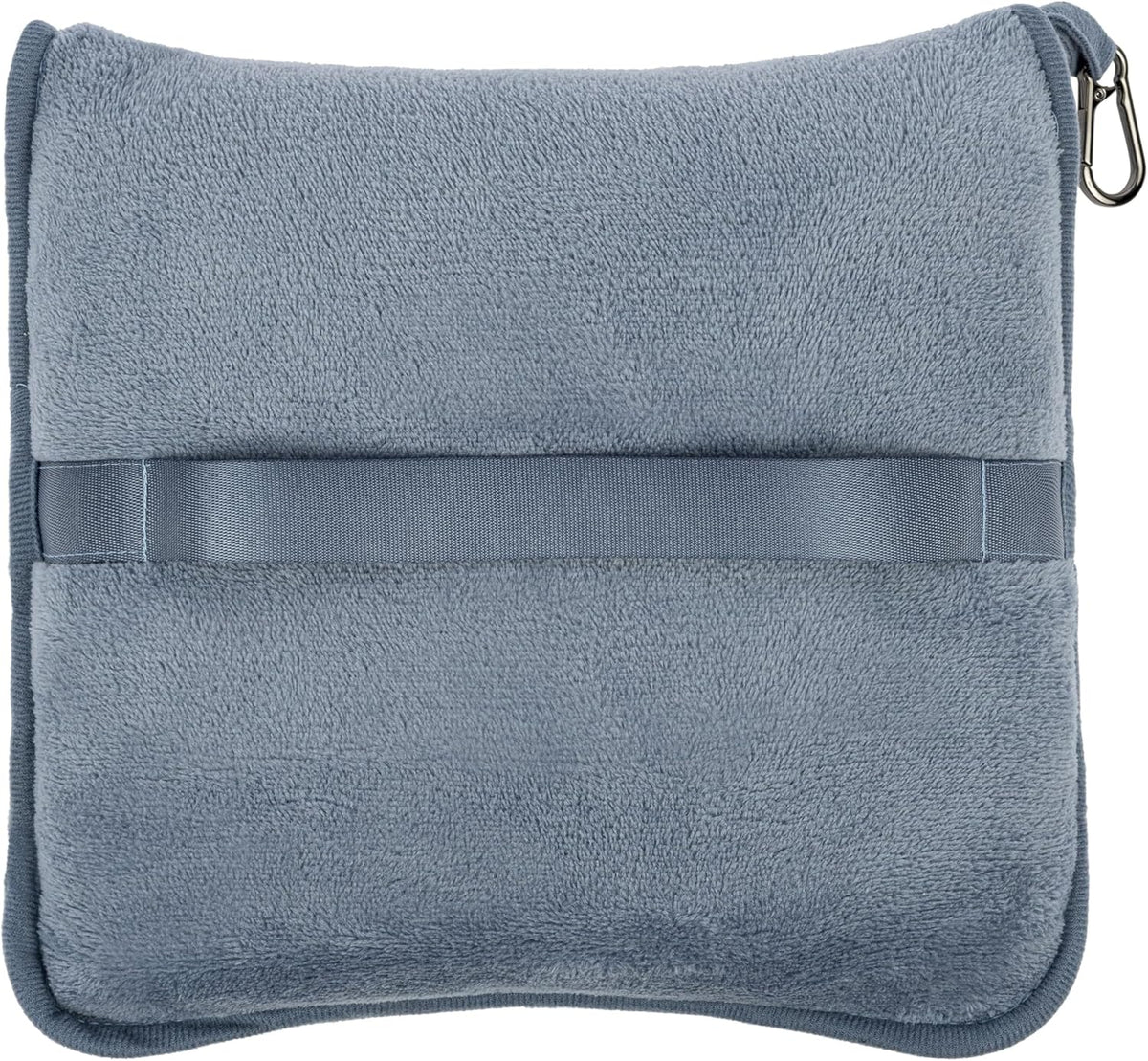 Premium Soft Travel Blanket Pillow Airplane Compact - Navy Blue