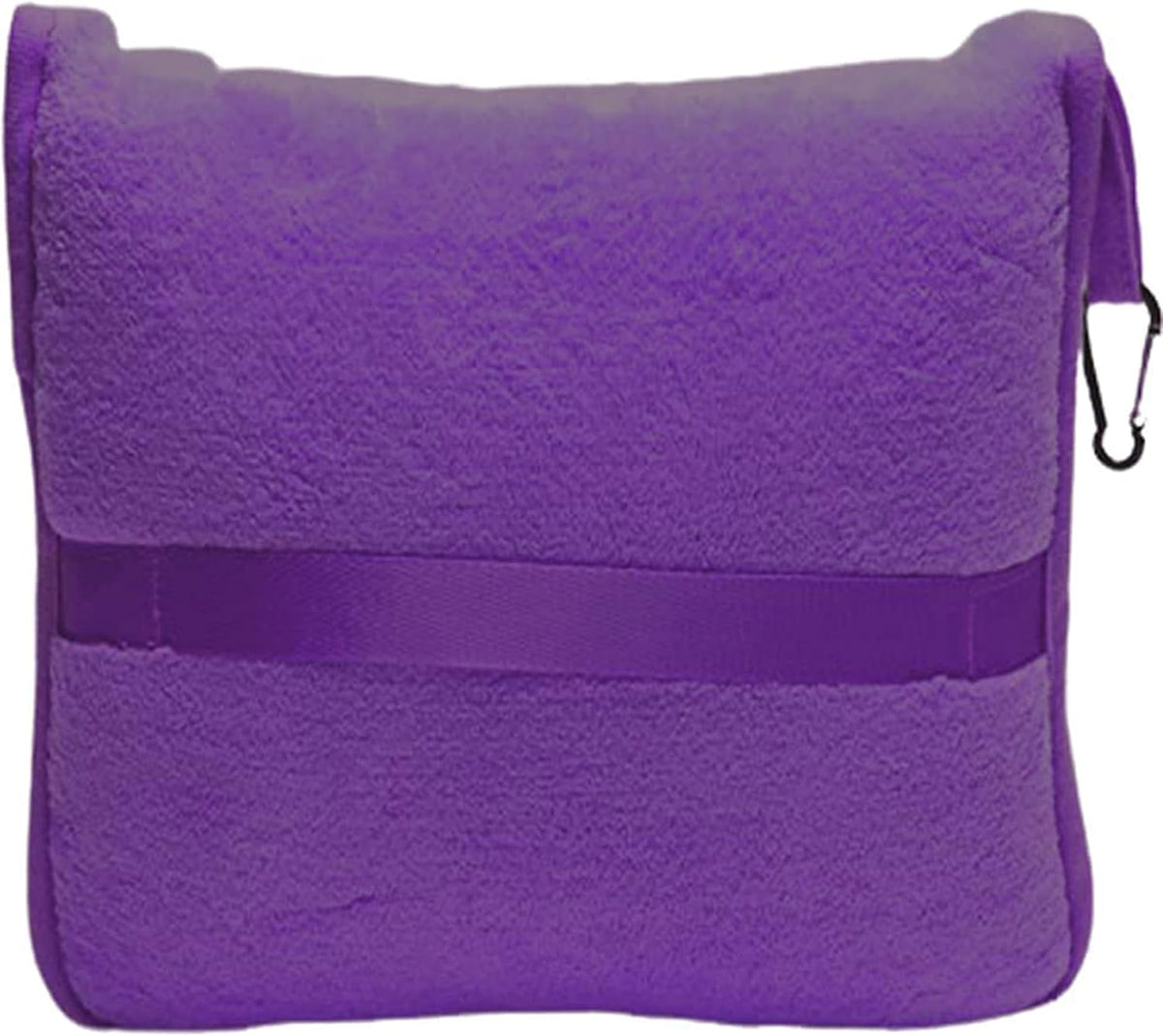 Premium Soft Travel Blanket Pillow Airplane Compact - Navy Blue