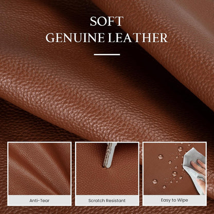Genuine Leather Work Tote Bag for Women with 15" Compartment