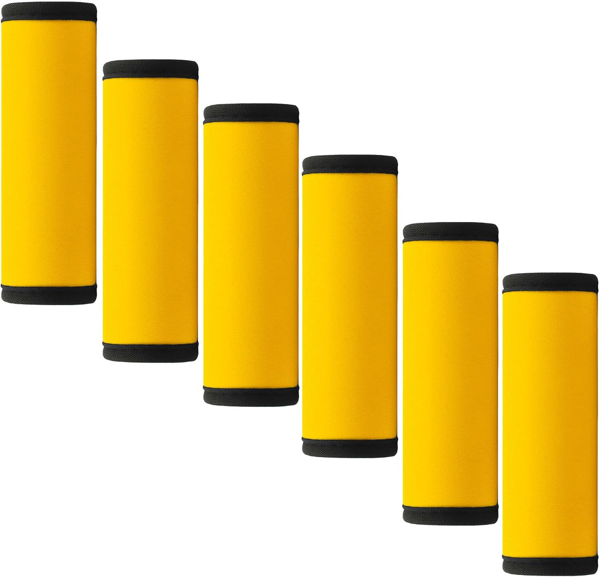 Luggage Handle Wrap 6 Pack-Neoprene Luggage Handle Wraps for Suitcase/Beach Bag/Backpacks Bright Suitcase Identifiers Travel Accessories for Airplane (6 Colors)