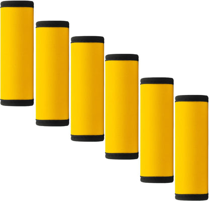 Luggage Handle Wrap 6 Pack-Neoprene Luggage Handle Wraps for Suitcase/Beach Bag/Backpacks Bright Suitcase Identifiers Travel Accessories for Airplane (6 Colors)