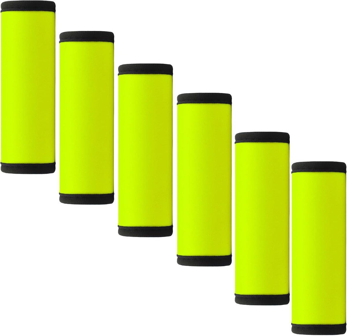 Luggage Handle Wrap 6 Pack-Neoprene Luggage Handle Wraps for Suitcase/Beach Bag/Backpacks Bright Suitcase Identifiers Travel Accessories for Airplane (6 Colors)