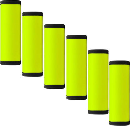 Luggage Handle Wrap 6 Pack-Neoprene Luggage Handle Wraps for Suitcase/Beach Bag/Backpacks Bright Suitcase Identifiers Travel Accessories for Airplane (6 Colors)