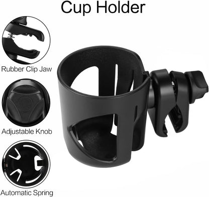 Stroller Cup Holder, Cup Holder for Walker Bike Wheelchair