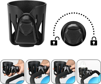 Stroller Cup Holder, Cup Holder for Walker Bike Wheelchair