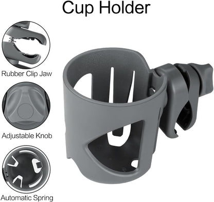 Stroller Cup Holder, Cup Holder for Walker Bike Wheelchair