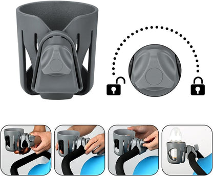 Stroller Cup Holder, Cup Holder for Walker Bike Wheelchair