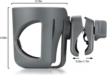 Stroller Cup Holder, Cup Holder for Walker Bike Wheelchair