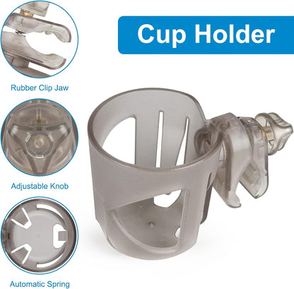 Stroller Cup Holder, Cup Holder for Walker Bike Wheelchair