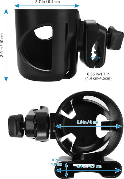 Stroller Cup Holder, Cup Holder for Walker Bike Wheelchair