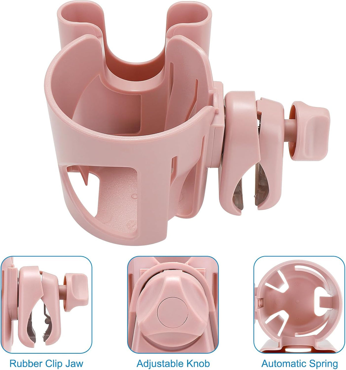 Stroller Cup Holder, Cup Holder for Walker Bike Wheelchair