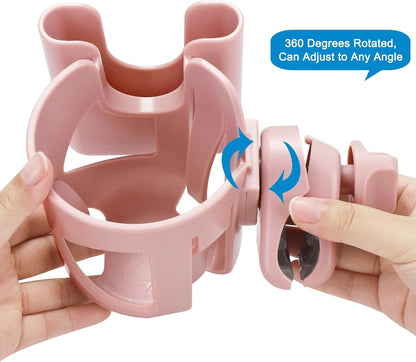 Stroller Cup Holder, Cup Holder for Walker Bike Wheelchair