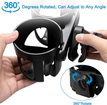 Stroller Cup Holder, Cup Holder for Walker Bike Wheelchair