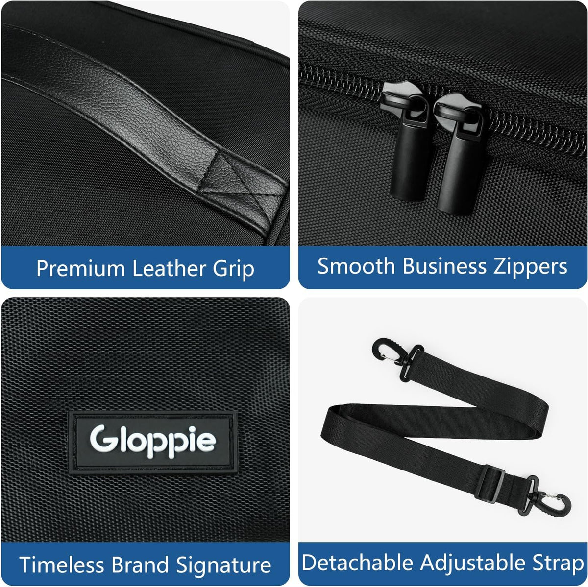 Flight Crew Lunch Bag with Trolley Sleeve, 10L Insulated Cooler