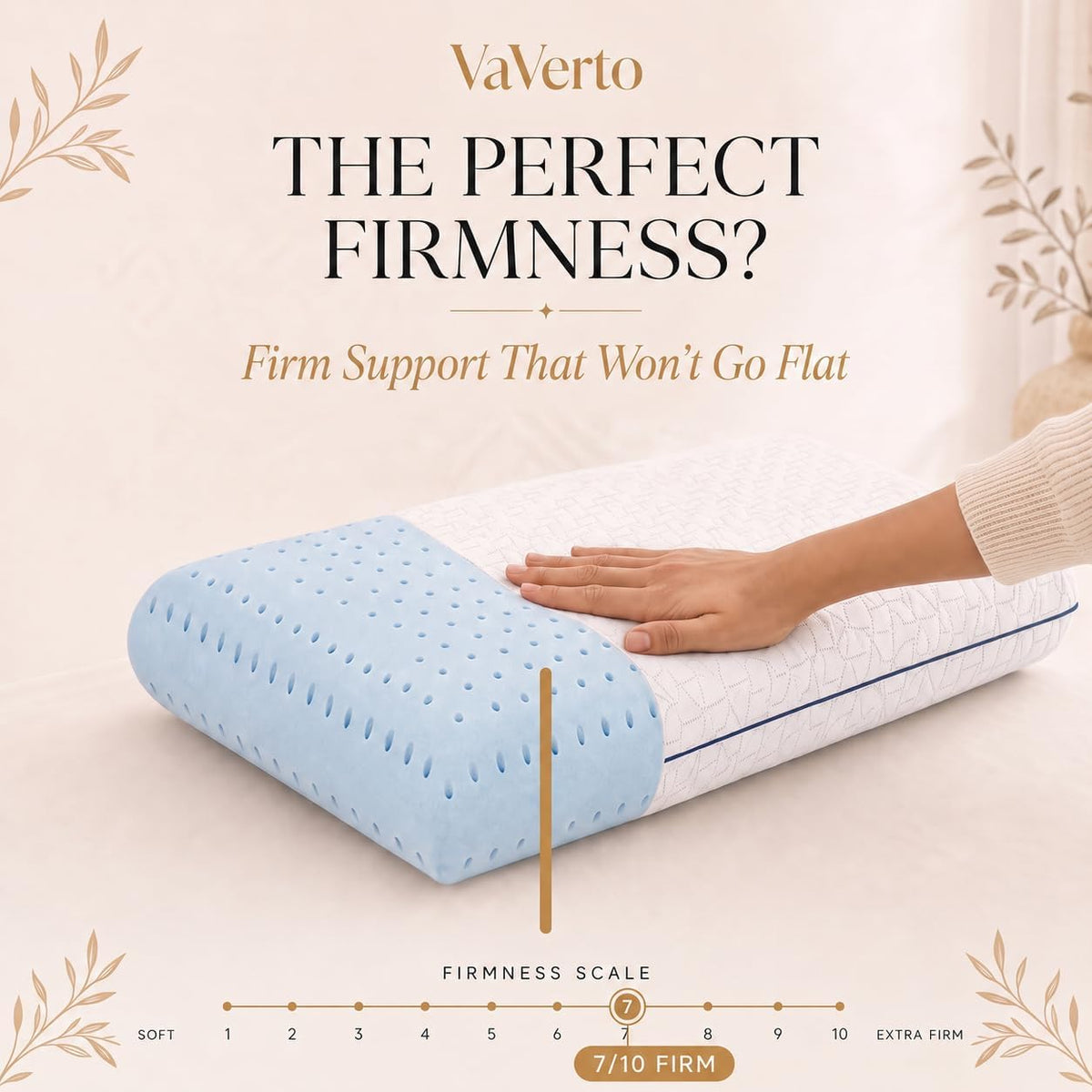 Camping Pillow - Backpacking Memory Foam Travel Pillow 1-Pack