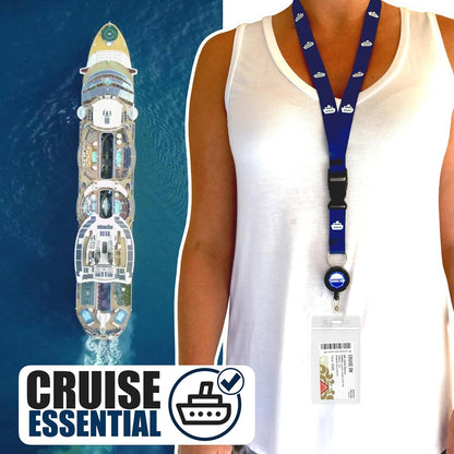 Royal Caribbean Luggage Tag Holders (4 Pack), Clear & Waterproof