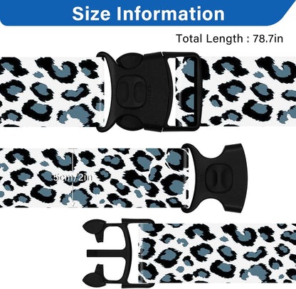 2 Pack Luggage Straps for Suitcases, Adjustable Travel Belt with Double Lock and Quick Release Buckle, Heavy Duty Nylon Bag Packing Strap, Bright Identifiers Business Travel Accessories-Colorful Block - Colors B