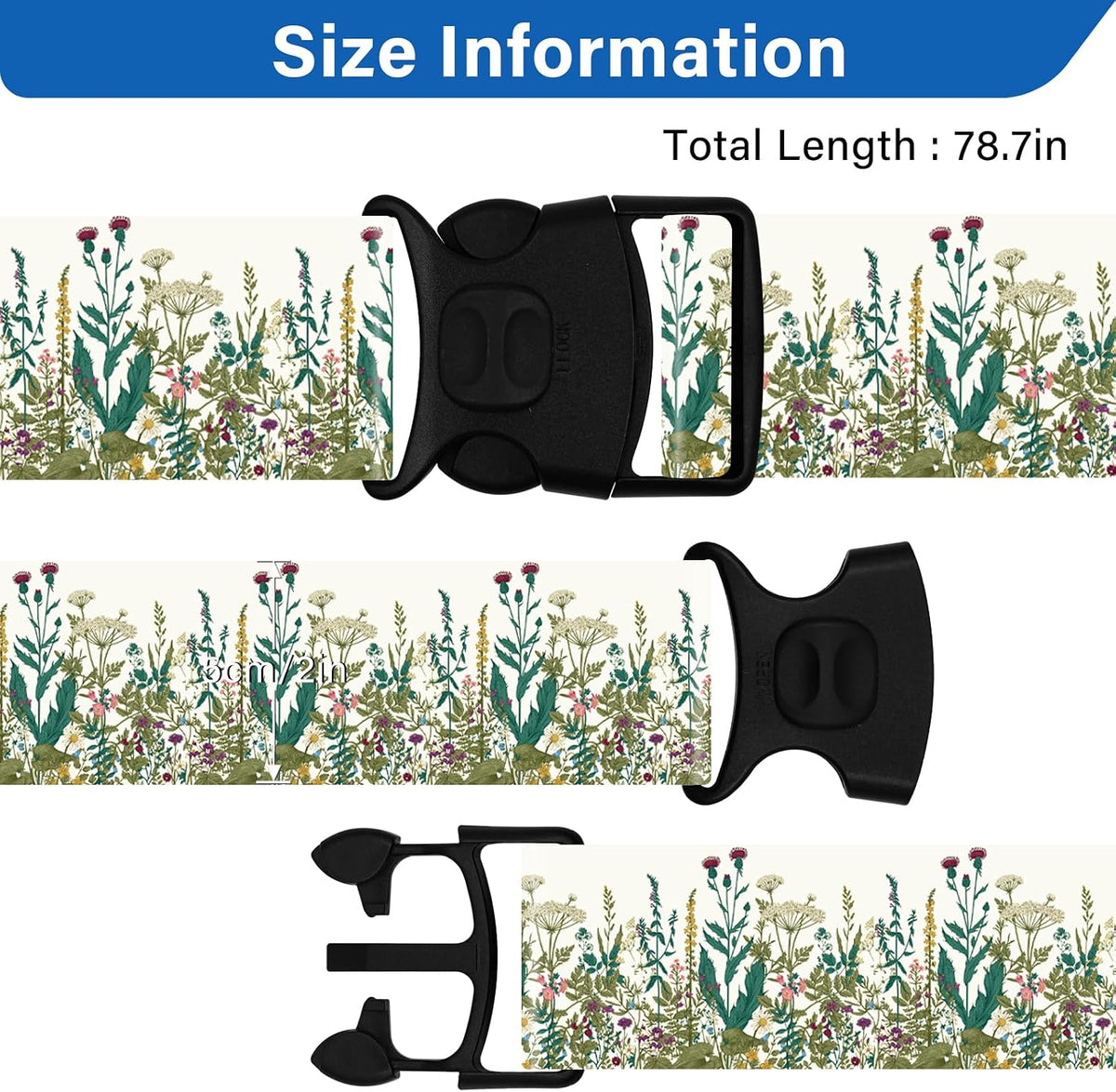 2 Pack Luggage Straps for Suitcases, Adjustable Travel Belt with Double Lock and Quick Release Buckle, Heavy Duty Nylon Bag Packing Strap, Bright Identifiers Business Travel Accessories-Colorful Block - Colors B