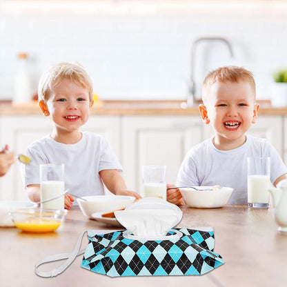 FEBSNOW 2 Pack Baby Wipe Dispenser, Reusable Portable Travel Wipe Holder