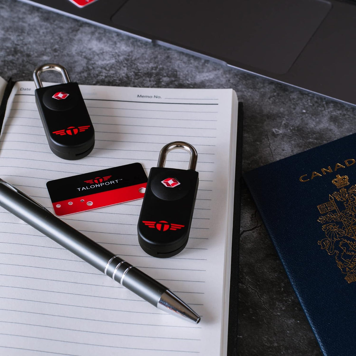 Keyless TSA Approved Suitcase Luggage Locks, Blue