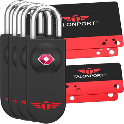 Keyless TSA Approved Suitcase Luggage Locks, Blue