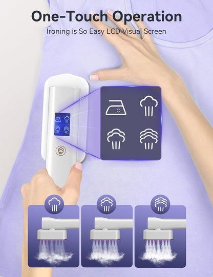 Steamer for Clothes Portable 2-in-1 Travel Steamer Iron for Clothes