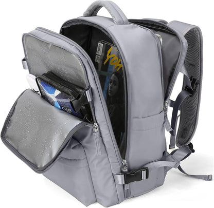 Vacuum Seal Backpack for Travel with Air Pump Compression Vacpack Carry on Flight Approved Daypack Laptop Space Saver Bags Storage with Vacuum System 18x14x8 inches Travel Bag Women Men Black - Colors A
