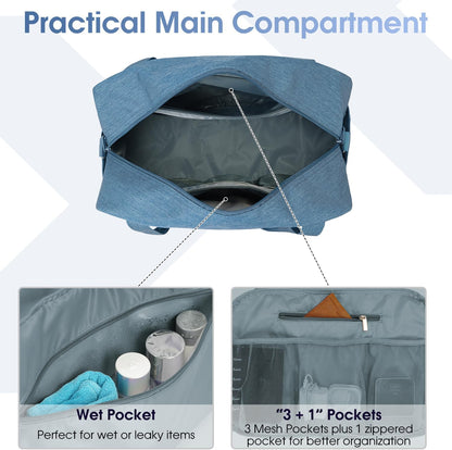 Carry on Duffle Bag Underseat for Airplane, Personal Item Travel Bag