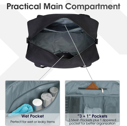 Carry on Duffle Bag Underseat for Airplane, Personal Item Travel Bag