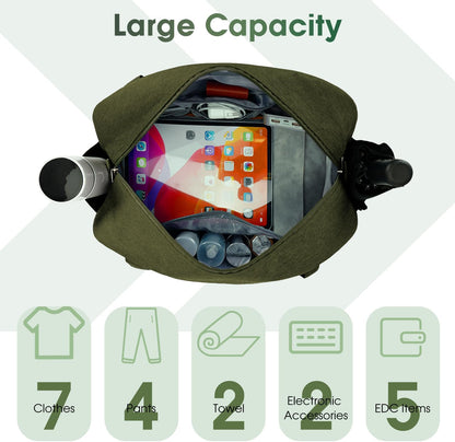 Carry on Duffle Bag Underseat for Airplane, Personal Item Travel Bag