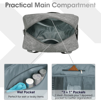 Carry on Duffle Bag Underseat for Airplane, Personal Item Travel Bag