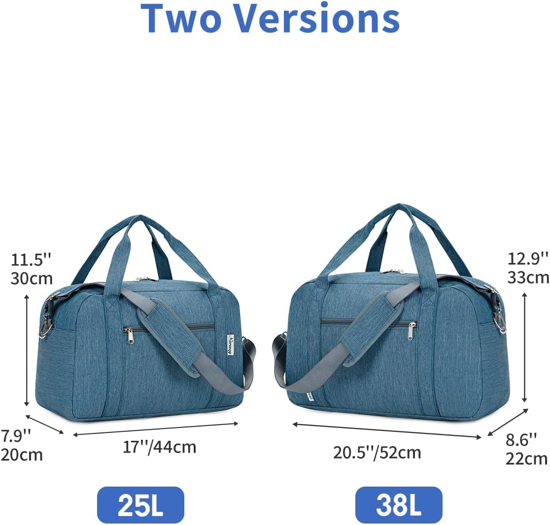 Carry on Duffle Bag Underseat for Airplane, Personal Item Travel Bag