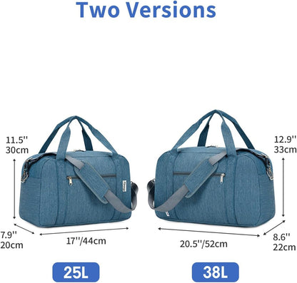 Carry on Duffle Bag Underseat for Airplane, Personal Item Travel Bag