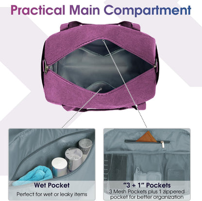 Carry on Duffle Bag Underseat for Airplane, Personal Item Travel Bag
