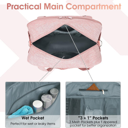 Carry on Duffle Bag Underseat for Airplane, Personal Item Travel Bag
