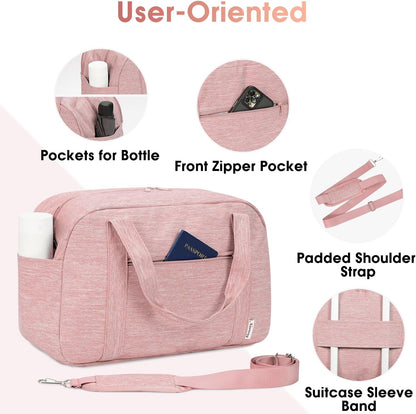 Carry on Duffle Bag Underseat for Airplane, Personal Item Travel Bag
