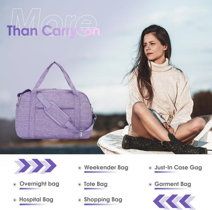 Carry on Duffle Bag Underseat for Airplane, Personal Item Travel Bag
