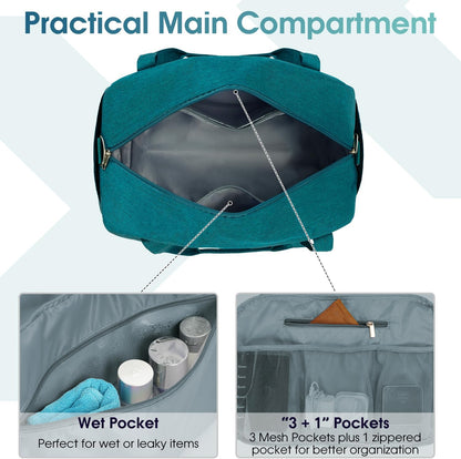 Carry on Duffle Bag Underseat for Airplane, Personal Item Travel Bag