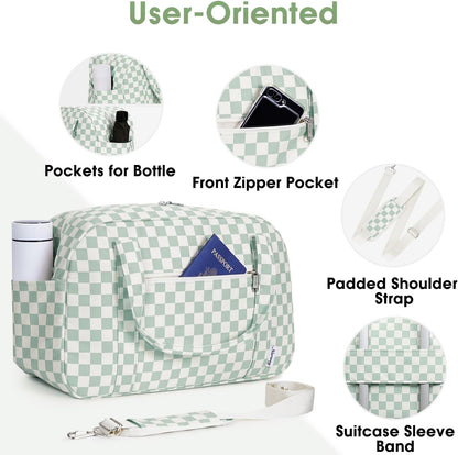 Carry on Duffle Bag Underseat for Airplane, Personal Item Travel Bag