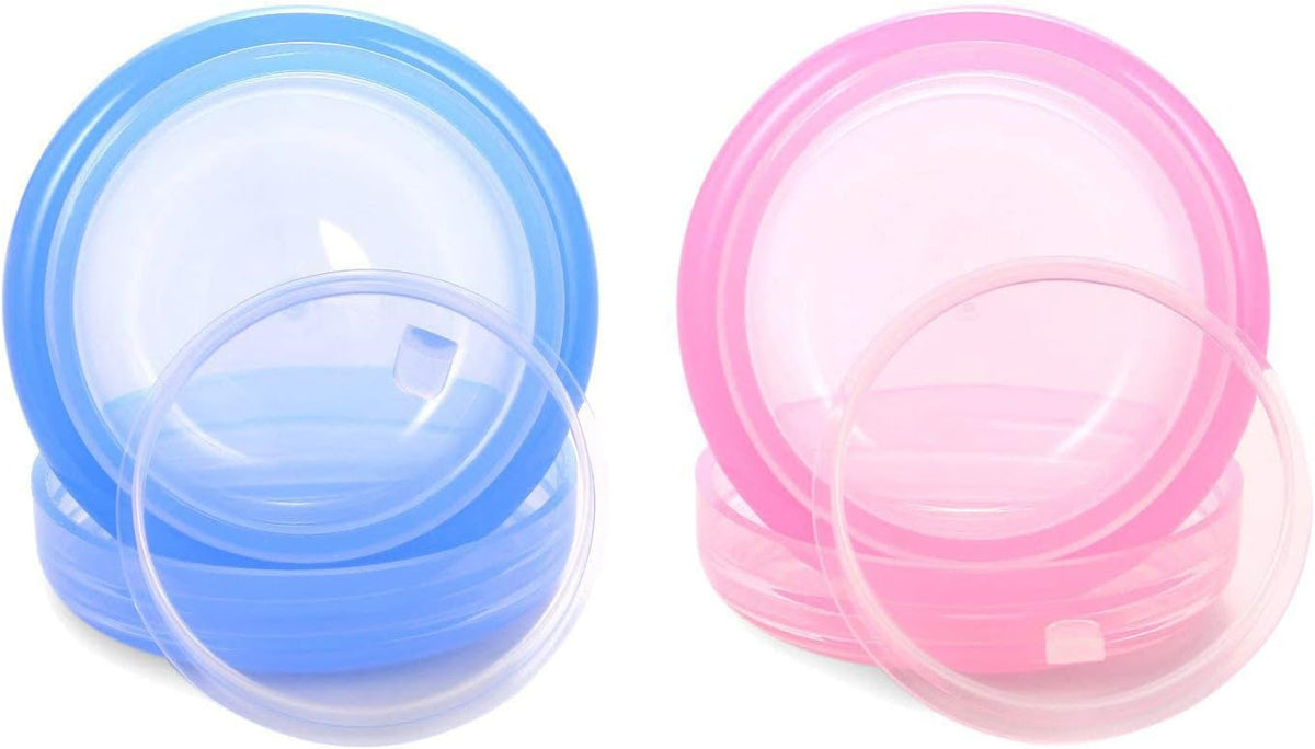 Travel Accessories Toiletry Containers, 1 oz Plastic Little Jars for Creams, Compact Travel Size Containers with Leak proof Lids for Face Hand Body Cream (6 Pieces)