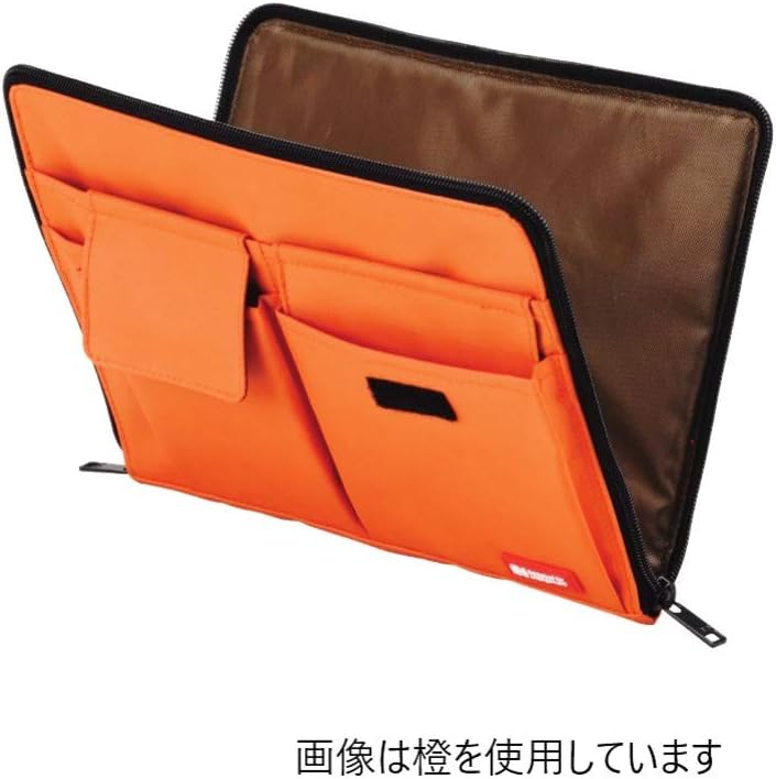 LIHITLAB Laptop Sleeve with Storage Pockets (Bag-in-Bag), 10 x 13.8 Inches, Black (A7554-24)