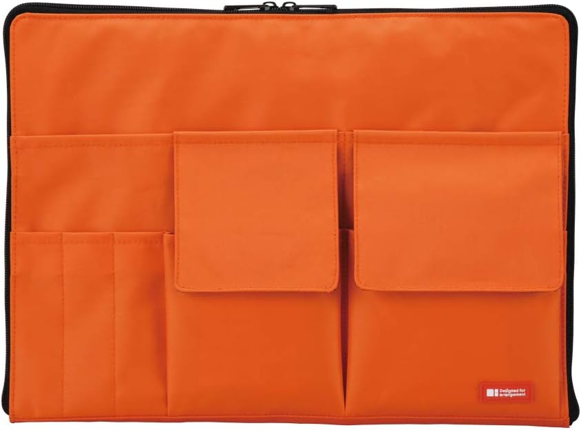LIHITLAB Laptop Sleeve with Storage Pockets (Bag-in-Bag), 10 x 13.8 Inches, Black (A7554-24)