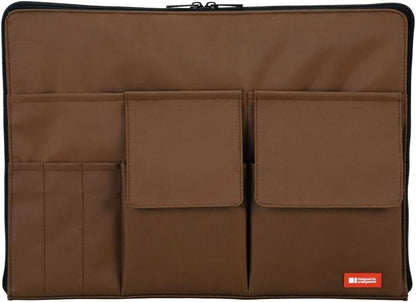 LIHITLAB Laptop Sleeve with Storage Pockets (Bag-in-Bag), 10 x 13.8 Inches, Black (A7554-24)
