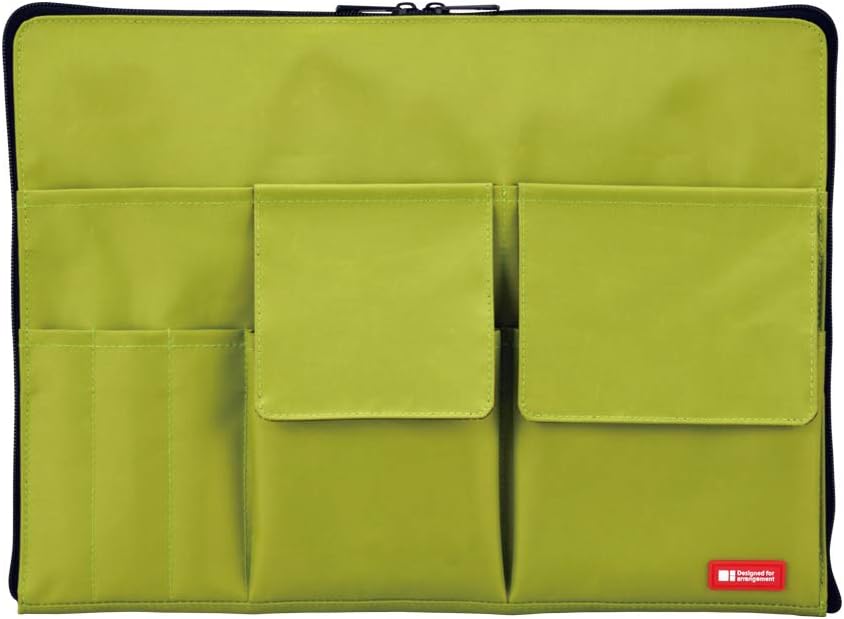 LIHITLAB Laptop Sleeve with Storage Pockets (Bag-in-Bag), 10 x 13.8 Inches, Black (A7554-24)