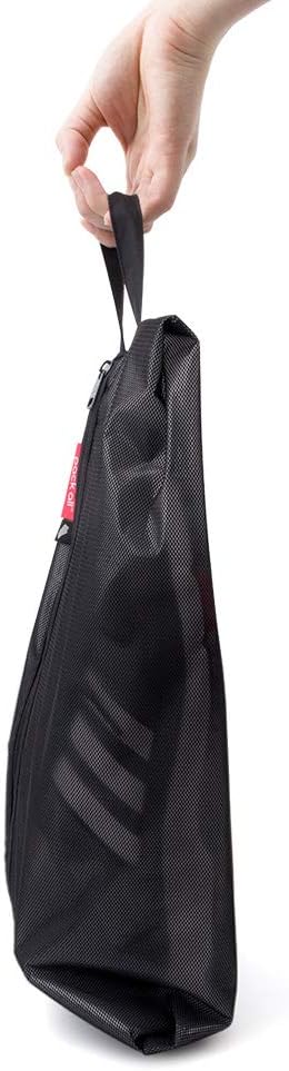 pack all Shoe Bag for Travel, Water-Resistant Shoe Pouch for Gym, Odor-Resistant Soccer Cleats Bag for Sport (Grey)
