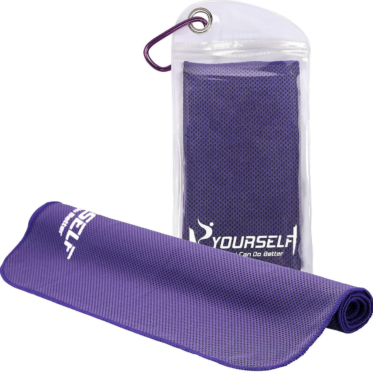 Cooling Towel for Instant Relief Cool Bowling Fitness Yoga Towel-40 x12 Use as Cooling Neck Headband Bandana Scarf,Stay Cool for Travel Camping Golf Football &Outdoor Sport(Dark Blue)