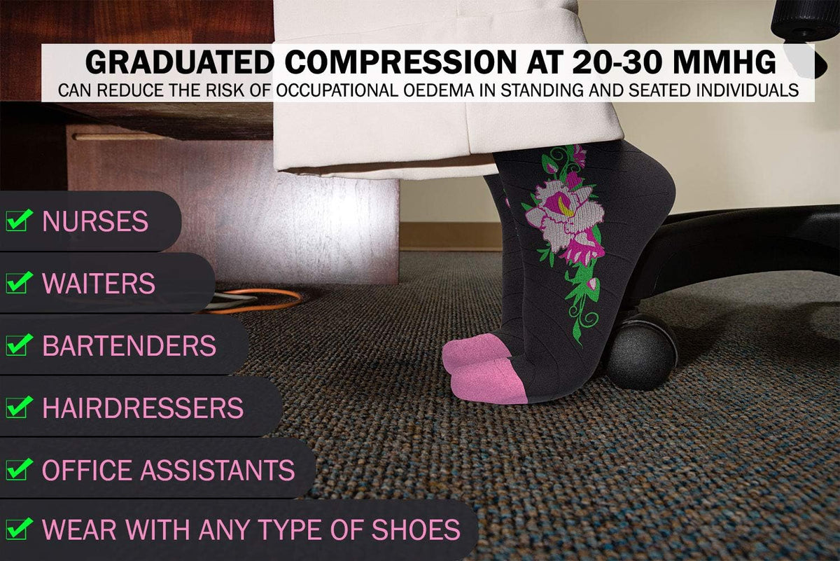 Physix Gear Compression Socks 20-30 mmHg - Men & Women - Running, Nurses, Shin Splints, Flight, Travel