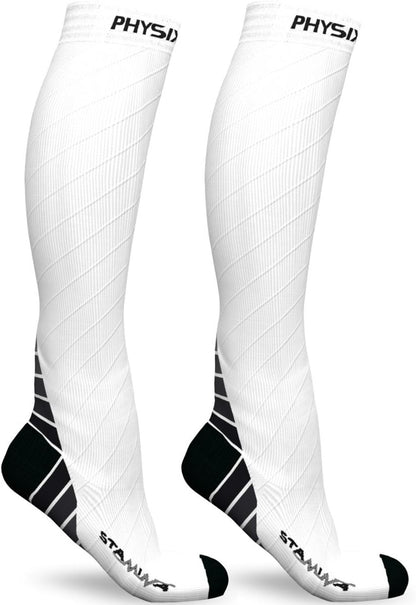 Physix Gear Compression Socks 20-30 mmHg - Men & Women - Running, Nurses, Shin Splints, Flight, Travel