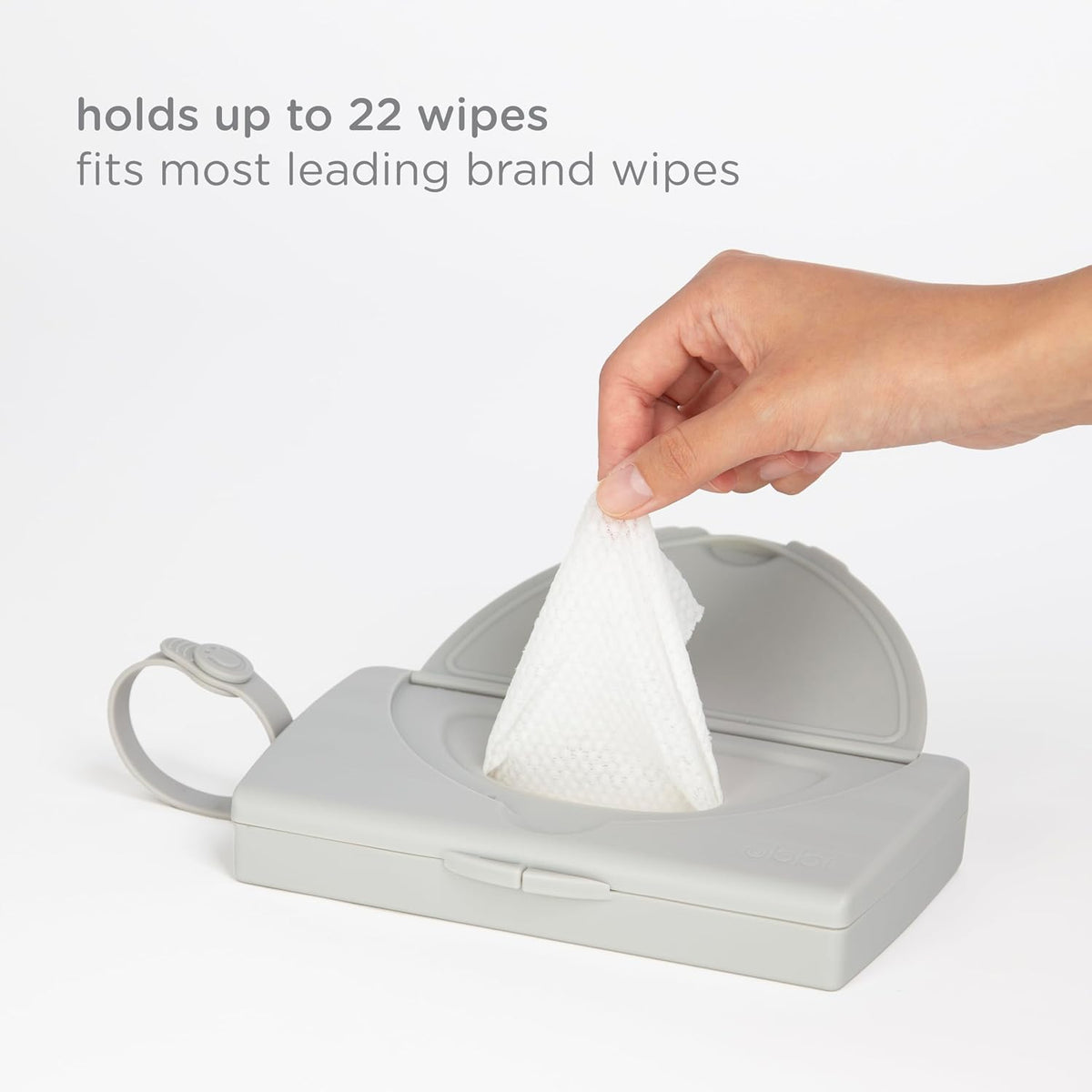 On-the-Go Baby Wipes Dispenser, Taupe