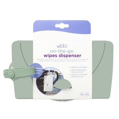 On-the-Go Baby Wipes Dispenser, Taupe
